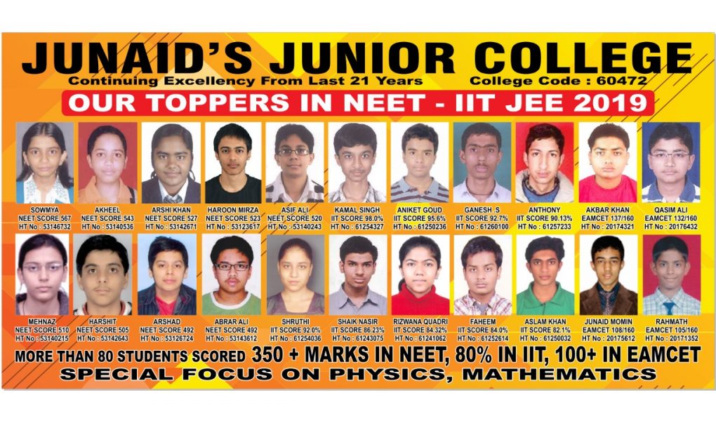 Toppers in NEET – IIT JEE 2019 Toppers in NEET - IIT JEE 2019